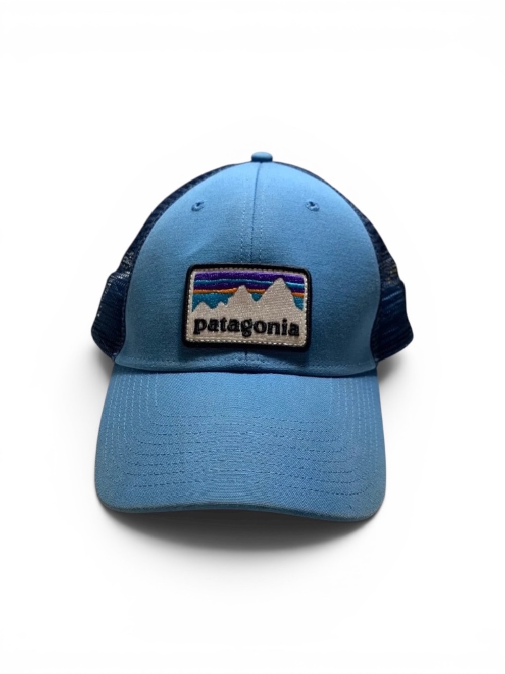 Patagonia Shop Sticker Patch LoPro Trucker Hat Blue Snapback‎
